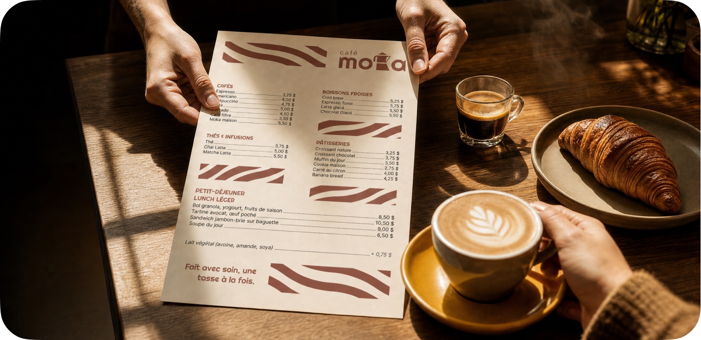 Café Moka — mise en situation 1
