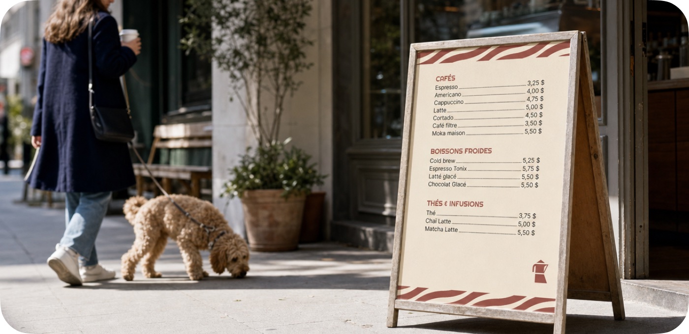 Café Moka — mise en situation 5